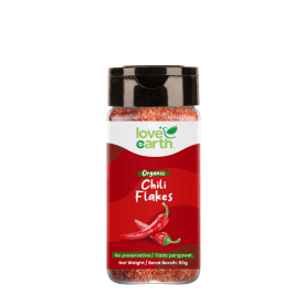 Love Earth Organic Dried Chilli Flakes 50g