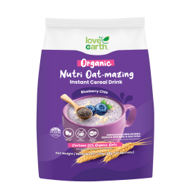 Love Earth 有機即食營養燕麥奇妙飲 - 藍莓 28克x12包