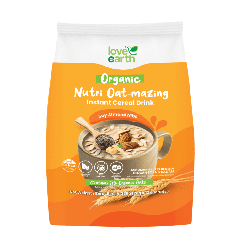 LE07197_Love Earth 有機即食營養燕麥奇妙飲 - 豆香杏仁 28克x12包_Webiste